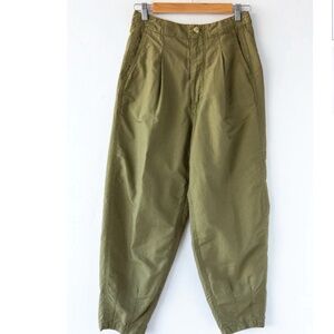 Myths Balloon Leg Pant in moss, 40